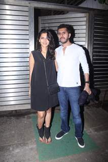 Ritesh and Dolly Sidhwani at Farhan Akhtar's Bash