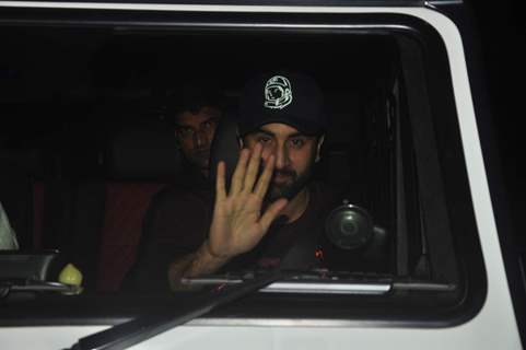 Ranbir Kapoor at Special Screening of 'Tamasha'