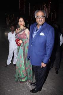 Sridevi and Boney Kapoor Attend Rakesh Maria's Son's Wedding