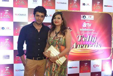 Sachin Shroff and Juhi Parmar Shroff at 14th Indian Telly Awards Nomination Ceremony
