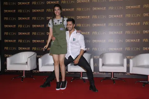 Handsome Varun Dhawan and Pretty Kriti Sanon at Launch of 'Manma Emotion Jaage' Song
