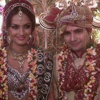 Karan Mehra and Nisha Rawal