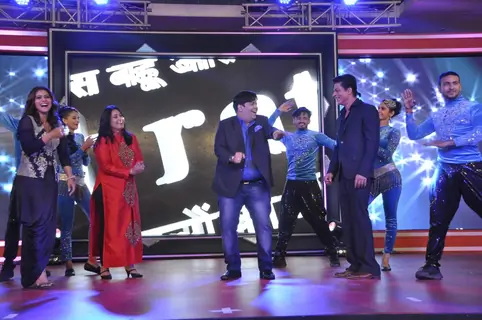 SRK, Kajol and Kiku at Saas Bahu Aur Saazish Anniversary