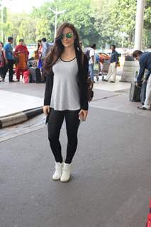 Elli Avram snapped at Airport