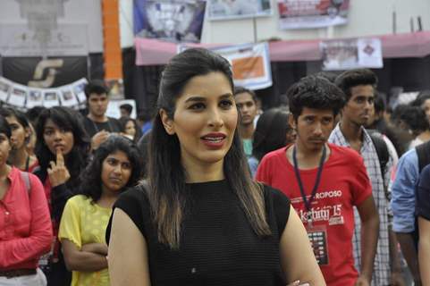 Sophie Choudry at Kshitij College fest