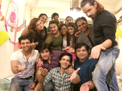 Celebs at Aashka Goradia's surprise Birthday Bash