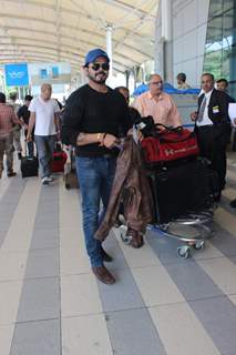 Sreesanth Snapped at Airport