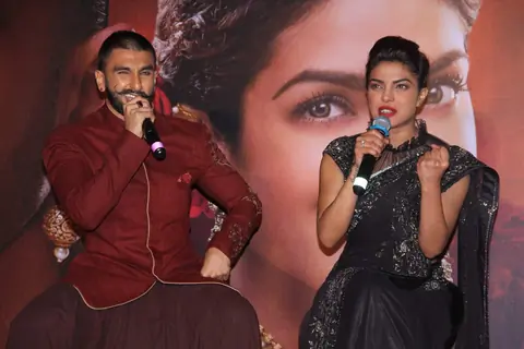 Priyanka Chopra and Ranveer Singh at Song Launch of Bajirao Mastani
