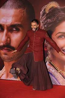 Ranveer Singh in 'Bajirao' Mode at Song Launch of Bajirao Mastani