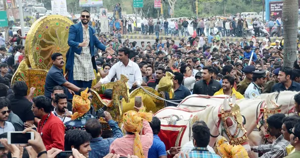 Ranveer Singh at Song Launch of Bajirao Mastani in Bhopal