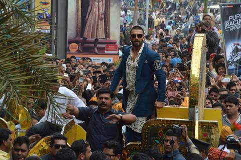 Ranveer Singh Launches Song 'Malhari' of Bajirao Mastani