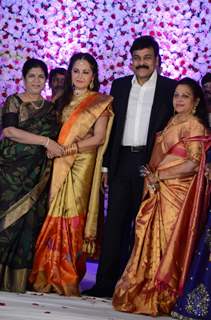 Chiranjeevi at Jaya Prada's Son's Wedding