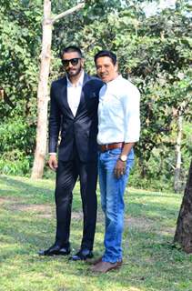 Ranveer Singh and Anup Soni on Crime Patrol Show, for promotions of Bajirao Mastani