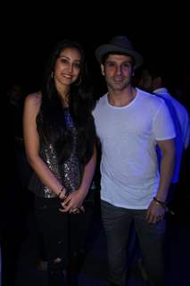 Navneet Dhillon and Girish Kumar at Afrojack's Bash