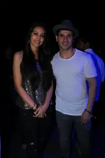 Navneet Dhillon and Girish Kumar at Afrojack's Bash