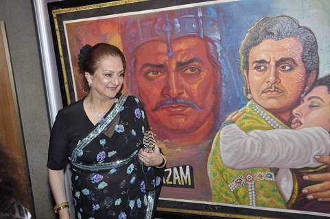Saira Banu at Dilip Kumar's Picture Exhibition