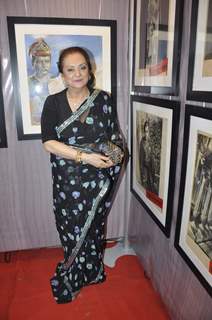 Saira Banu at Dilip Kumar's Picture Exhibition