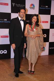 Sulaiman Merchant with His Wife at GQ Fashion Night