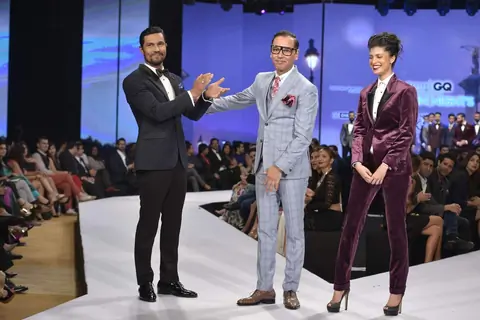 Randeep Hooda and Tina Desai at GQ Fashion Night