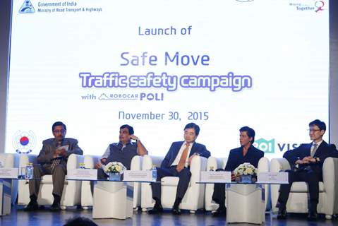 Shah Rukh Khan at Launch of 'Safe Move' Traffic Safety Campaign