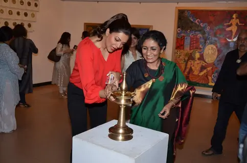 Sushmita Sen at an Art Exhibition