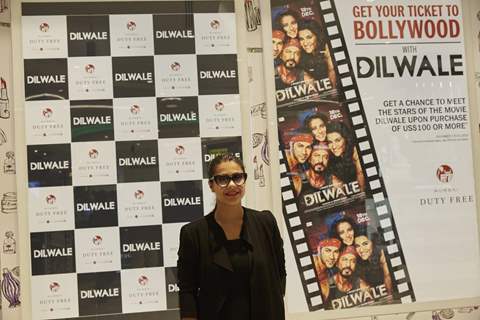 Kajol at Promotions of Dilwale at 'Mumbai Duty Free T2'