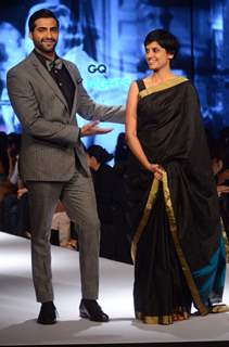 Akshay Oberoi on the ramp at GQ Fashion Night