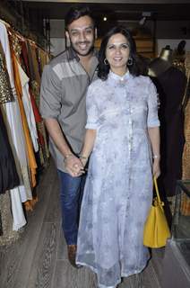 Neeta Lulla and Nikhil Thampi at Launch of New Collection by 'Atosa Fashion'