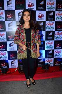 Juhi Chawla at Trailer Launch of 'Chalk N' Duster'