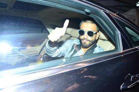 Ranveer Singh at Snapped at Sunny Super Sound