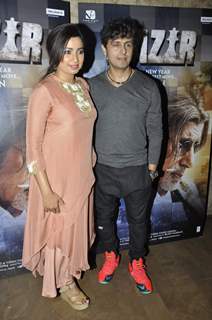 Shreya Ghoshal and Sonu Niigam at Promotions of 'Wazir'