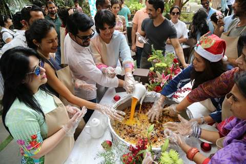 Ram Charan at Launch of 'Vegan Health Menu'