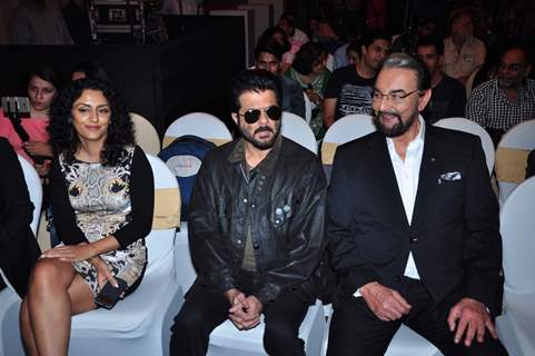 Parveen Dusanj, Anil Kapoor and Kabir Bedi at Launch of European TV Show 'Sandokan'