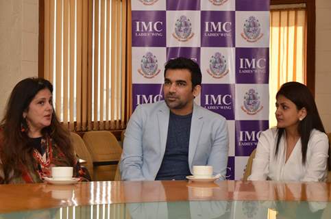 Zaheer Khan at IMC Ladies Fitness Camp