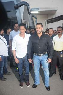 Salman Khan and Shah Rukh Khan Shoots for BB9 Promo