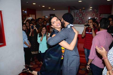 Deepika Padukone and Ranveer Singh- Fun time During Promotions of Bajirao Mastani at Red FM