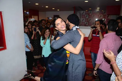 Deepika Padukone and Ranveer Singh- Fun time During Promotions of Bajirao Mastani at Red FM