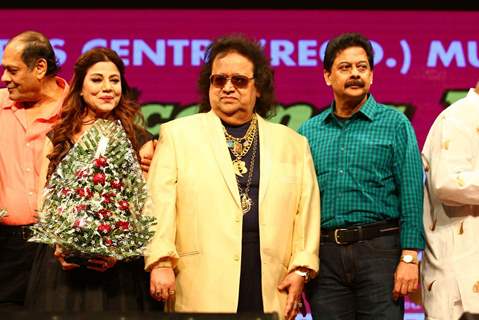 Bappi Lahiri at Amit Kumar's 50th Birthday Celebrations