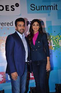 Shilpa Shetty and Raj Kundra  at 'Sheroes' Summit 2015