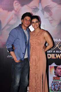 Kajol and Shah Rukh Khan at 2nd Trailer Launch of 'Dilwale'