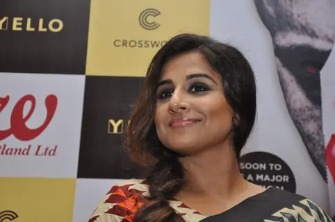 Vidya Balan is all smiles for the camera at the Launch of Piyush Jha's Book Raakshas