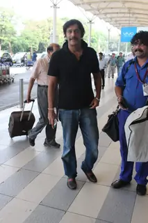Chunky Pandey was snapped at Airport