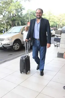 Kabir Bedi was snapped at Airport