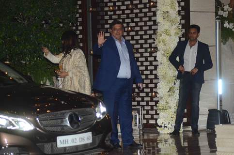 David Dhawan was snapped at Mukesh and Nita Ambani's Bash