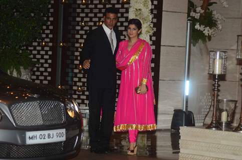 Akshay Kumar and Twinkle Khanna at Mukesh and Nita Ambani's Bash