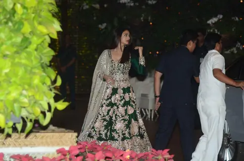 Aishwarya Rai Bachchan was snapped at Mukesh and Nita Ambani's Bash