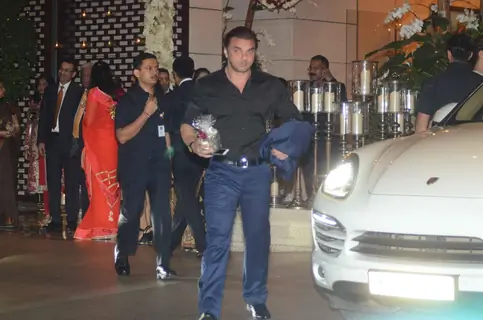 Sohail Khan was snapped at Mukesh and Nita Ambani's Bash