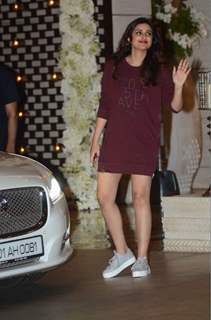 Parineeti Chopra was snapped at Mukesh and Nita Ambani's Bash