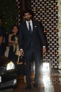 Aditya Roy Kapur was snapped at at Mukesh and Nita Ambani's Bash