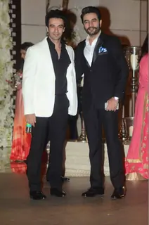 Punit Malhotra and Shekhar Ravjiani at Mukesh and Nita Ambani's Bash